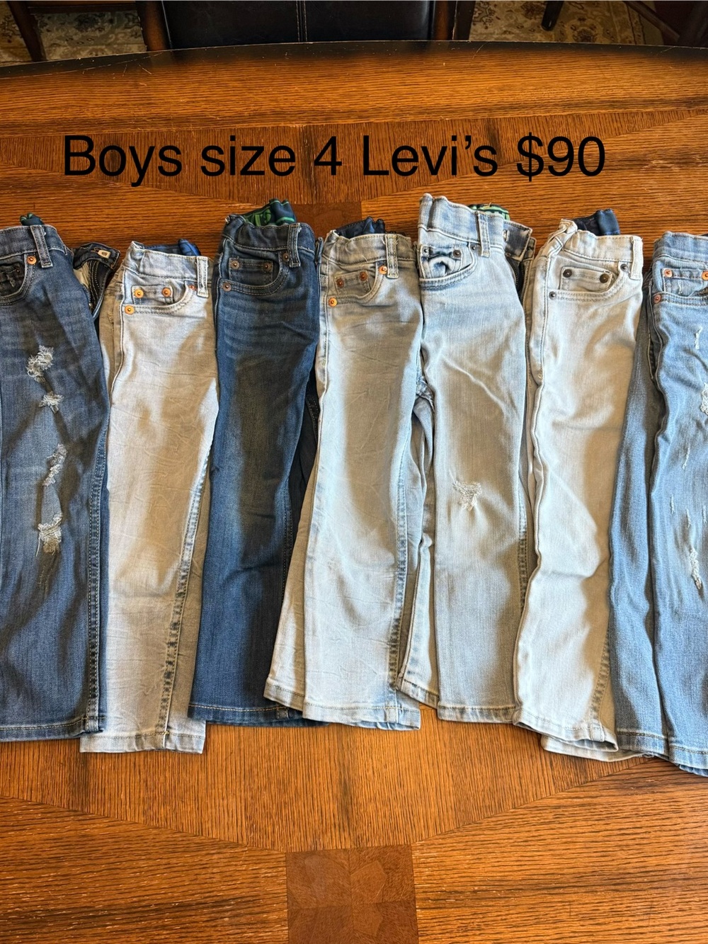 Levi's Boys Jeans Mixed Blue Denim Washes